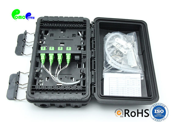 Waterproof Outdoor Fiber Distribution Box Aerial 16 Ports FTTH Splice Closure