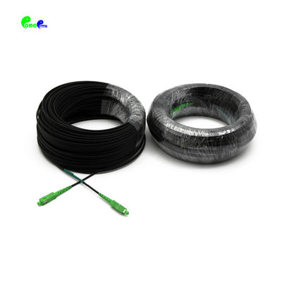 G652D FTTH Fiber Optic Patch Cables Aerial Self Supporting Drop Cable