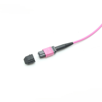 MPO Patch Cable Senko MPO Female to LC UPC Duplex 8 Fibers OM4 Multimode Breakout Patch Cable Trunk Cable