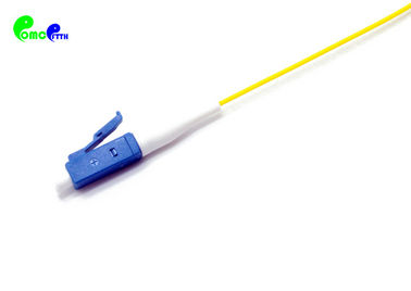 900um Simplex LC UPC Optical Fiber Pigtail Loose buffer easy to strip With 2M LSZH Yellow